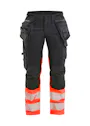 Blaklader 7030 Damen High-Vis Arbeitshose Stretch Vorschaubild