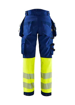 Blaklader Dames Softshell Werkbroek High Vis miniatuur