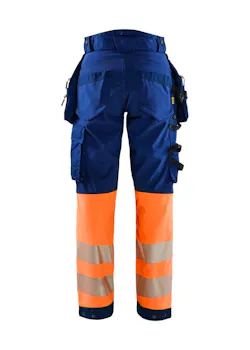 Blaklader Dames Softshell Werkbroek High Vis miniatuur
