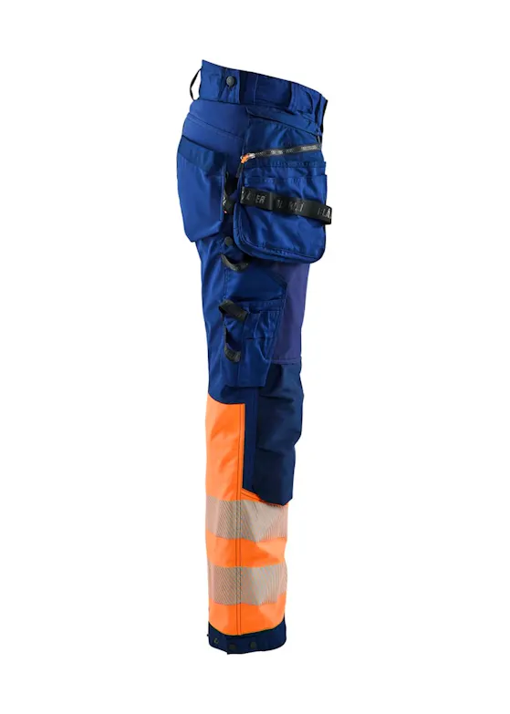 Blaklader Damen-Softshell-Arbeitshose High-Vis