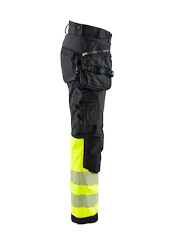 Blaklader Dames Softshell Werkbroek High Vis miniatuur