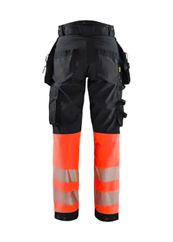 Blaklader Dames Softshell Werkbroek High Vis miniatuur