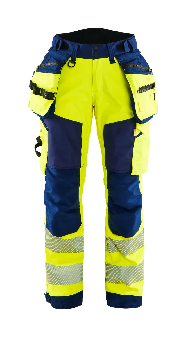 High Vis Geel/Marineblauw