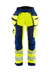 High Vis Geel/Marineblauw
