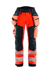 High Vis Rood/Zwart