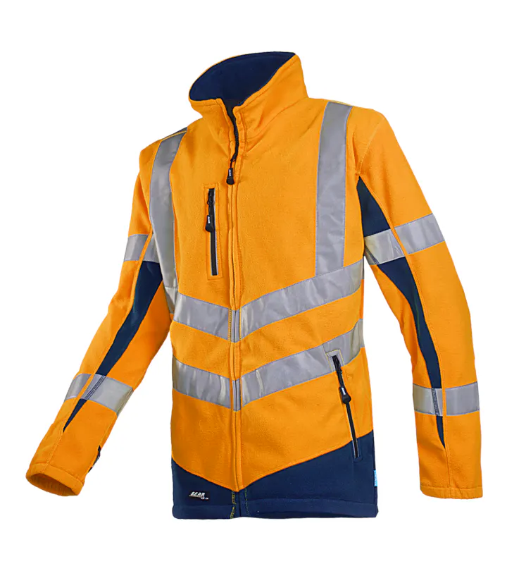 High Vis Orange/Marineblau