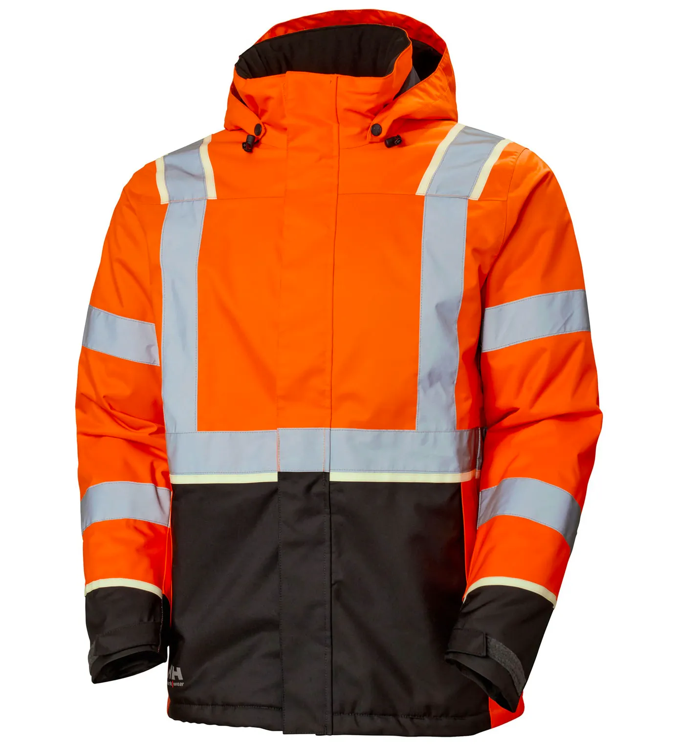 Orange/Schwarz