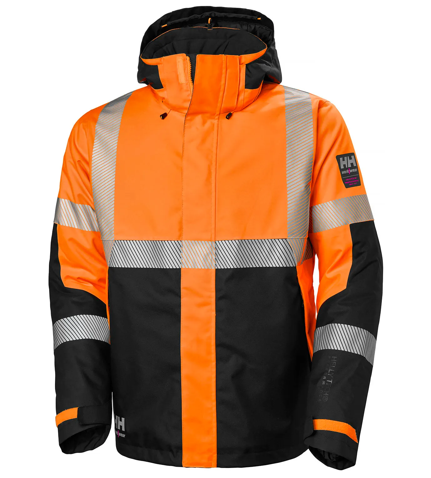 Orange/Schwarz