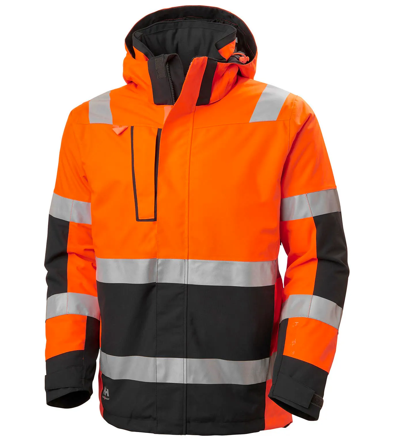 Orange/Schwarz