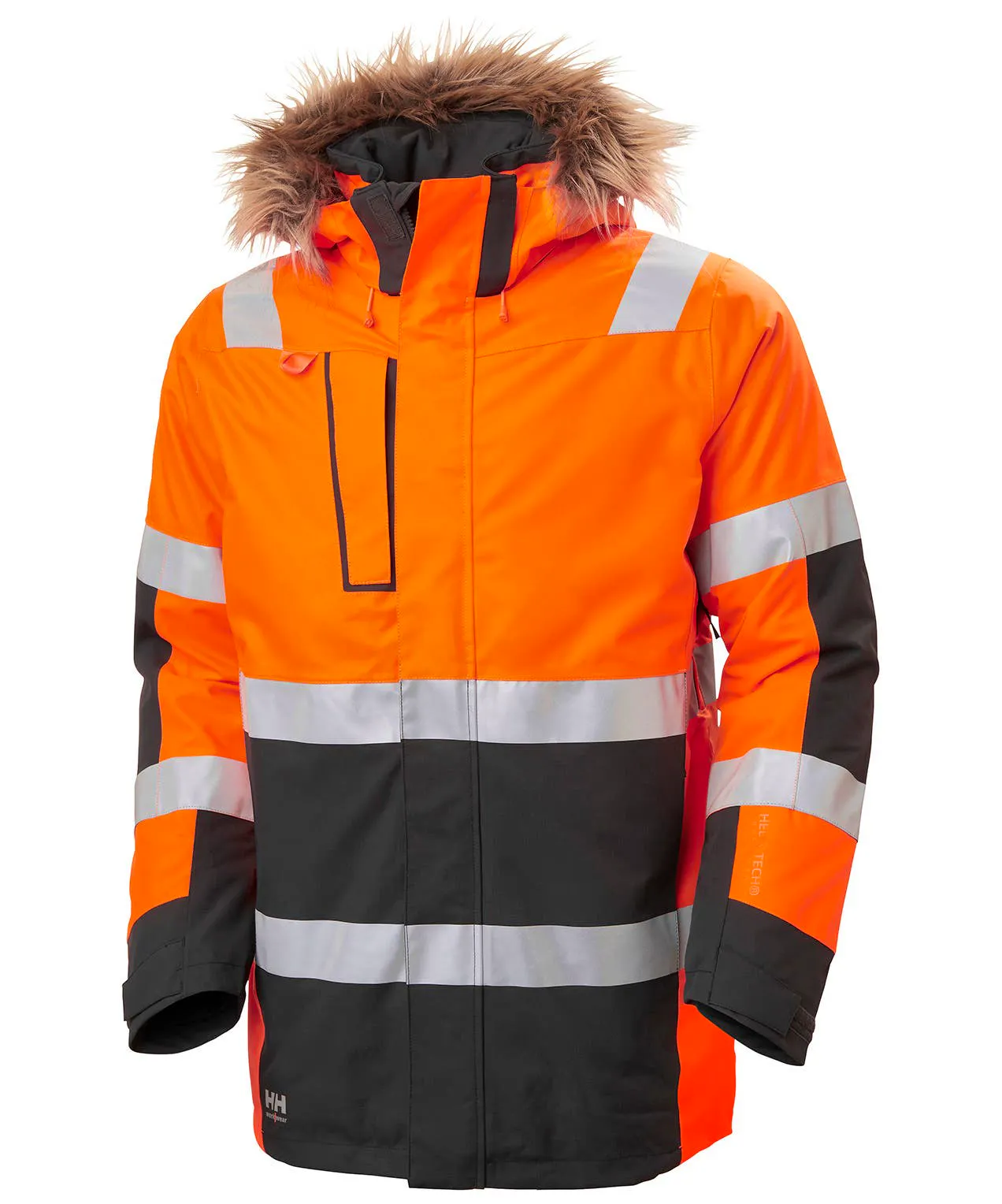 Orange/Schwarz
