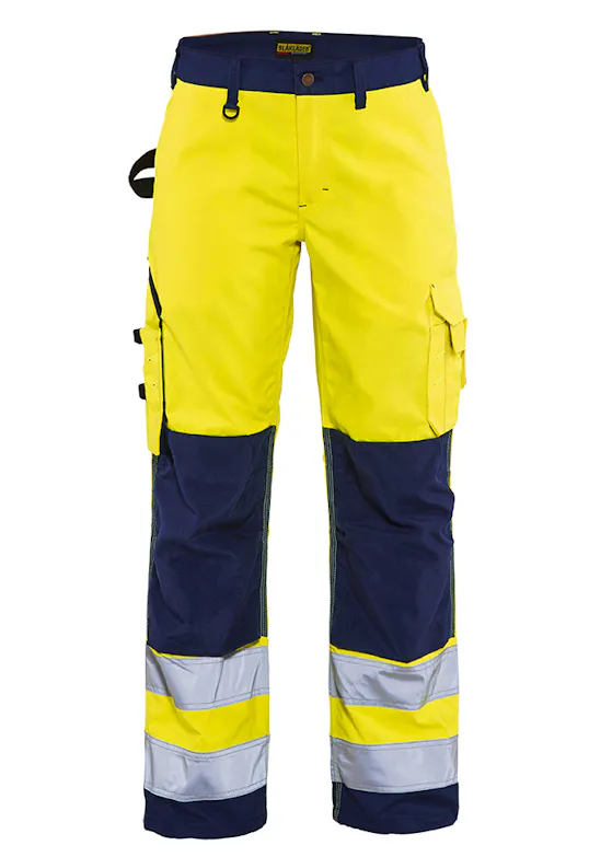 Blåkläder 7155 Damen-Arbeitshose High-Vis ohne Nageltaschen