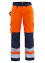 Blåkläder 7155 Damen-Arbeitshose High-Vis ohne Nageltaschen Vorschaubild