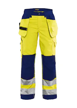 Blåkläder 7156 Dames werkbroek High Vis met spijkerzakken
