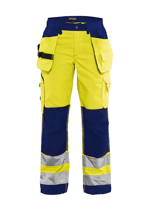 Blåkläder 7156 Dames werkbroek High Vis met spijkerzakken