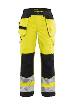 Blåkläder 7156 Dames werkbroek High Vis met spijkerzakken miniatuur