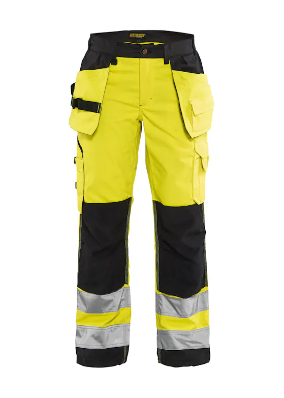 Blåkläder 7156 Damen-Arbeitshose High-Vis mit Nageltaschen
