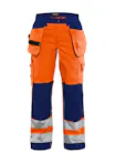 Oranje/Marineblauw