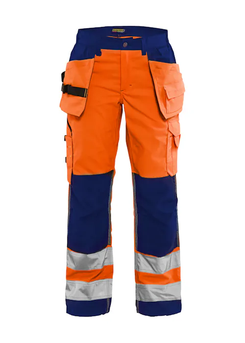 Blåkläder 7156 Dames werkbroek High Vis met spijkerzakken