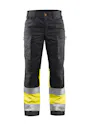 Blaklader 7161 Dames werkbroek High Vis met stretch miniatuur