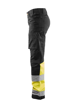 Blaklader 7161 Pantalon de travail High Vis pour femmes avec stretch thumbnail (vignette)