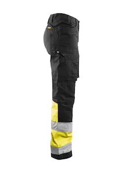 Blaklader 7161 Pantalon de travail High Vis pour femmes avec stretch thumbnail (vignette)