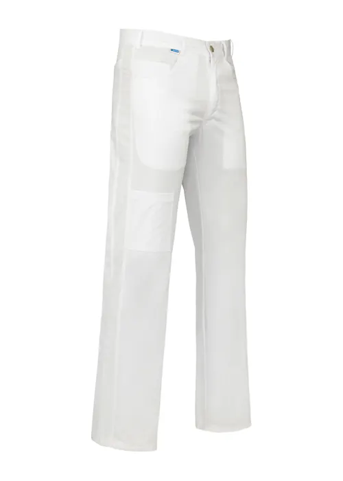 De Berkel herenpantalon Max wit B7169326