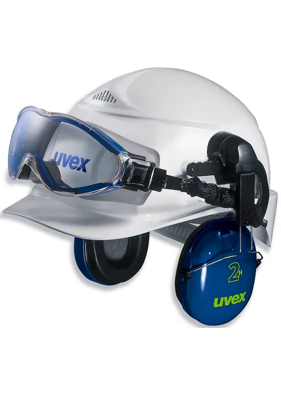UVEX Ultrasonic 9302-510 Vollsichtbrille für Helmhalterung