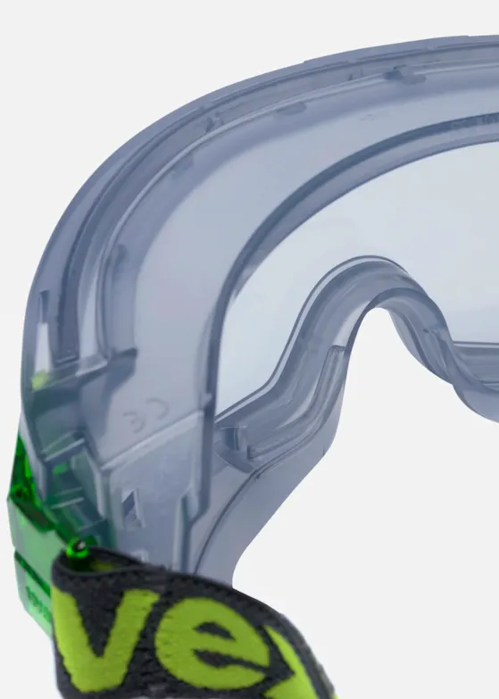 Uvex Ultravision ruimzichtbril met 180° gezichtsveld, heldere lens en anti-fog coating
