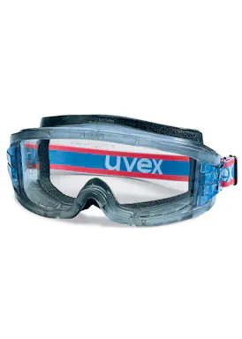 Uvex Ultravision ruimzichtbril met schuimstof, 180° gezichtsveld, heldere lens en anti-fog coating