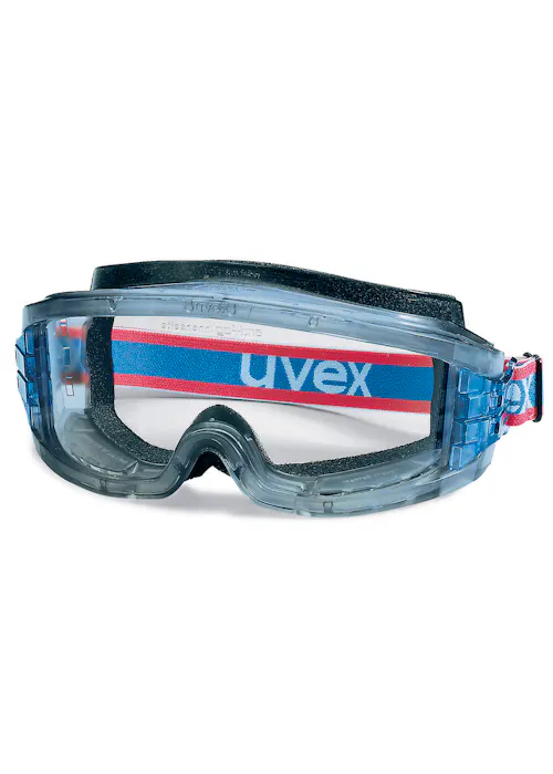 Uvex Ultravision ruimzichtbril met schuimstof, 180° gezichtsveld, heldere lens en anti-fog coating