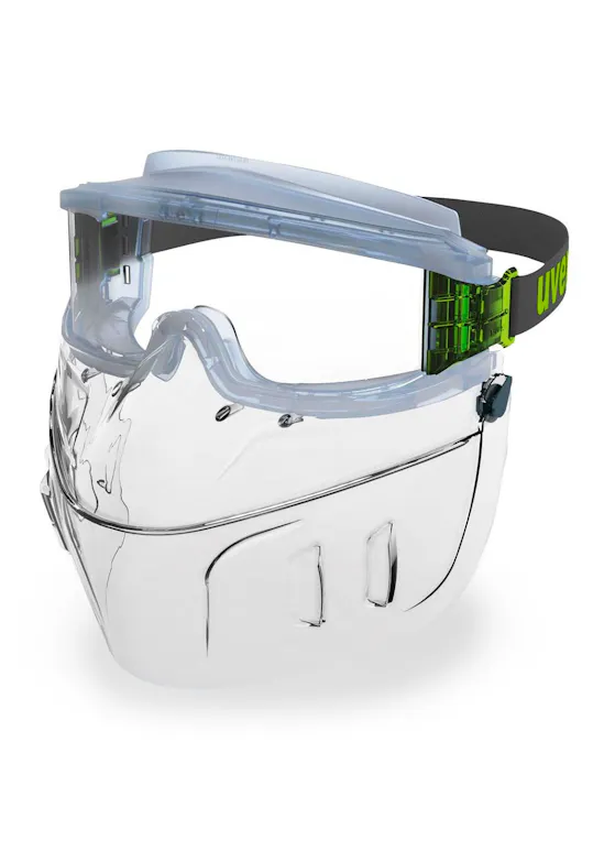 UVEX Ultravision 9301-555 Vollsichtbrille mit Gesichtsschutz