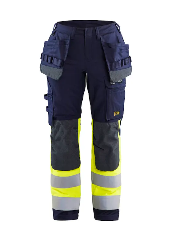 Blaklader Multinorm-Damen-Arbeitshose mit Stretch und Nageltaschen, inherent