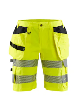 Blaklader Dames High Vis Short Met Stretch