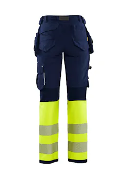 Blaklader Dames High Vis 4-weg Stretch Werkbroek 3.0 miniatuur