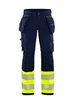 Blaklader Dames High Vis 4-weg Stretch Werkbroek 3.0