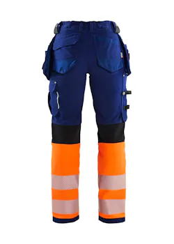 Blaklader Dames High Vis 4-weg Stretch Werkbroek 3.0 miniatuur
