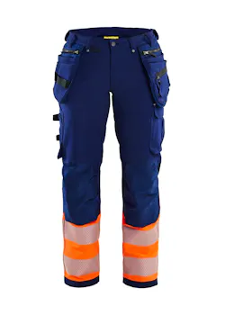 Blaklader Dames High Vis 4-weg Stretch Werkbroek 3.0 miniatuur