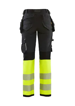 Blaklader Dames High Vis 4-weg Stretch Werkbroek 3.0 miniatuur