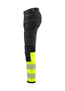 Blaklader Dames High Vis 4-weg Stretch Werkbroek 3.0 miniatuur