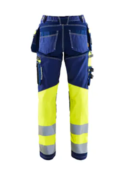 Blaklader Dames High Vis Werkbroek met Stretch miniatuur