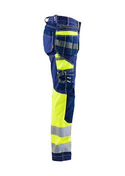 Blaklader Dames High Vis Werkbroek met Stretch miniatuur