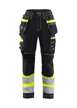 Blaklader Dames High Vis Werkbroek met Stretch miniatuur
