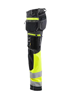 Blaklader Dames High Vis Werkbroek met Stretch miniatuur