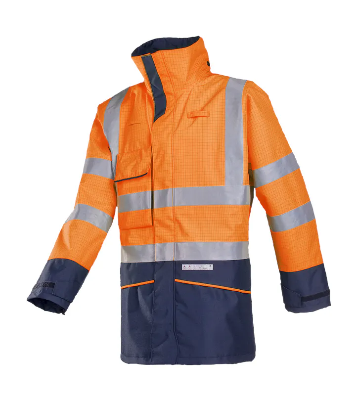 Oranje/Marineblauw