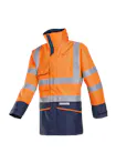 Oranje/marineblauw