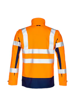 Sioen Signalisatie Softshell Jas met Uitritsbare Mouwen Malden miniatuur