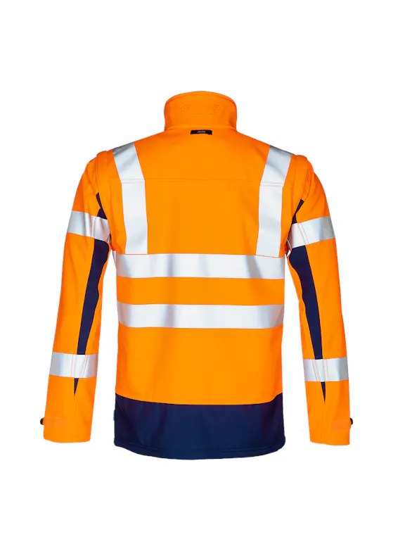 Sioen Signalisatie Softshell Jas met Uitritsbare Mouwen Malden