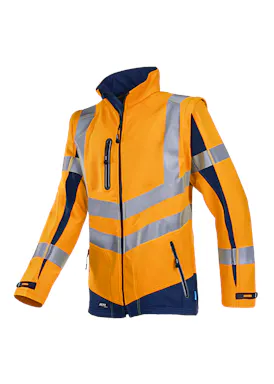 Sioen Signalisatie Softshell Jas met Uitritsbare Mouwen Malden