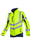 High Vis Geel/Marineblauw