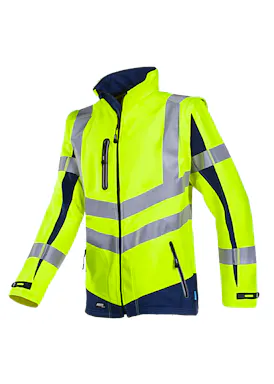 Sioen Signalisatie Softshell Jas met Uitritsbare Mouwen Malden
